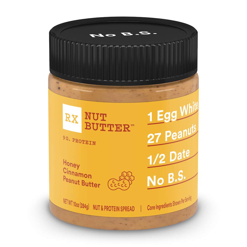 RX Nut Butter, Honey Cinnamon Peanut Butter, 1.13oz, 1 Count, Keto Snack