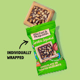 Michel et Augustin Cookies, Individually Wrapped Snacks, 3 Pack, Gourmet Milk Chocolate & Hazelnut Shortbread, 15 French Butter Cookies per bag