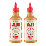 Aji Rojo Peruvian Hot Sauce - Bold Red Chili Sauce with Rocoto Peppers Smoky Tangy Heat - Vegan, Soy & Gluten Free, Paleo and Keto Friendly - Gourmet