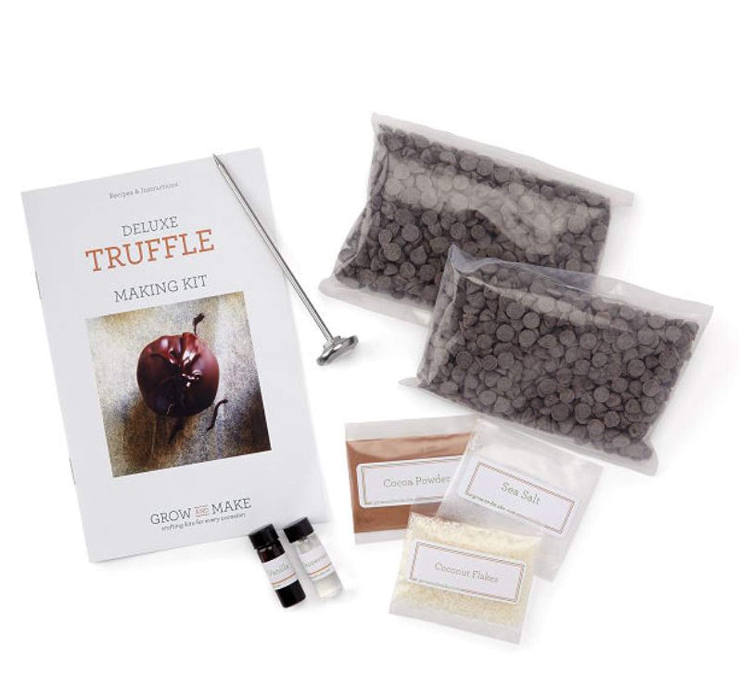 Deluxe Chocolate Truffle Making Kit! Make Your Own Chocolate Truffles! Melt-In-Your-Mouth Homemade Chocolate Truffles! Satisfy Your Sweet Tooth & Your