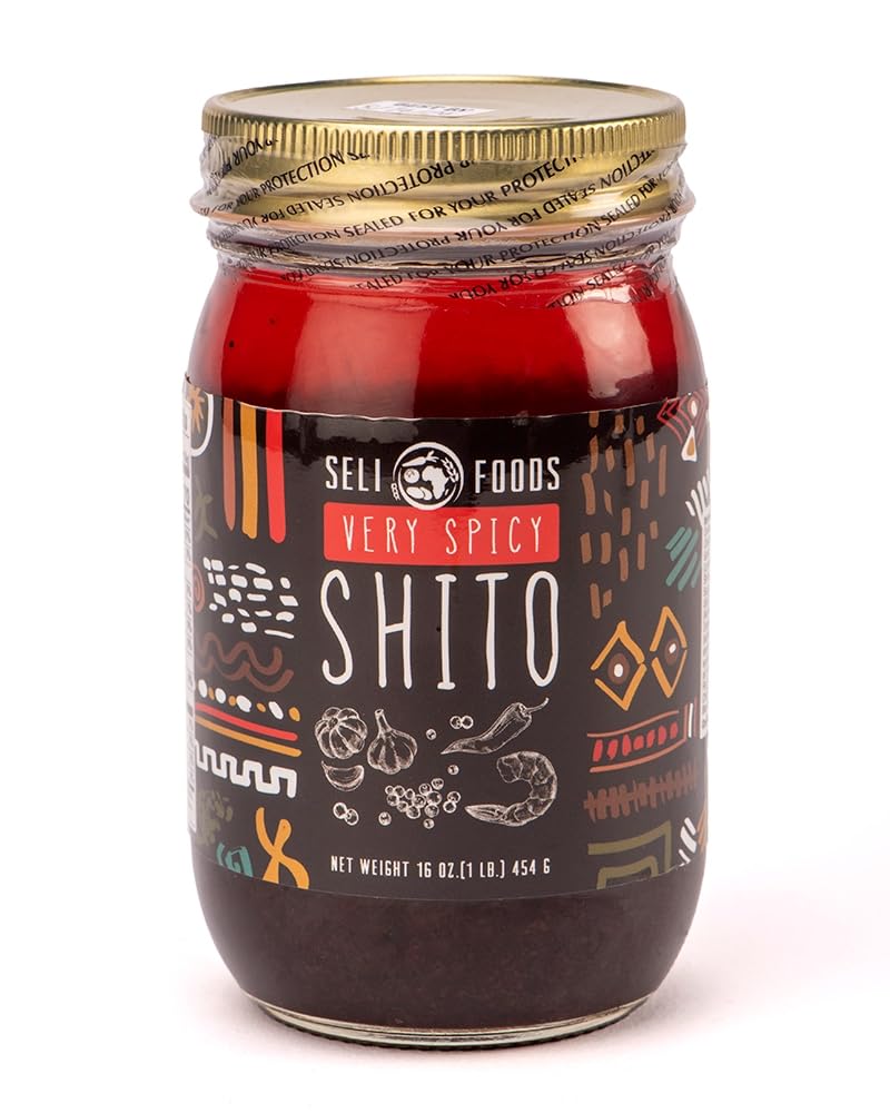 Shito Sauce/Seafood condiment/Chili Sauce/Hot pepper sauce Very Spicy 16 oz jar