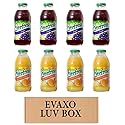 LUV BOX- variety Everfresh Juice 16 oz. pack of 8 , Everfresh 100% Juice- Grape , Everfresh 100% Orange Juice. by evaxo