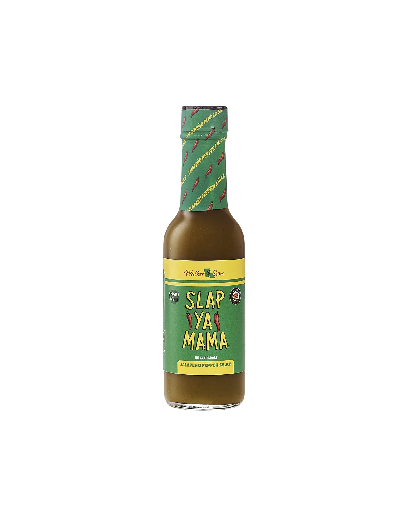 Slap Ya Mama Louisiana Style Hot Sauce Variety Pack, Cajun Hot, Cajun Pepper, Jalapeno Green, 5 oz, Pack of 3