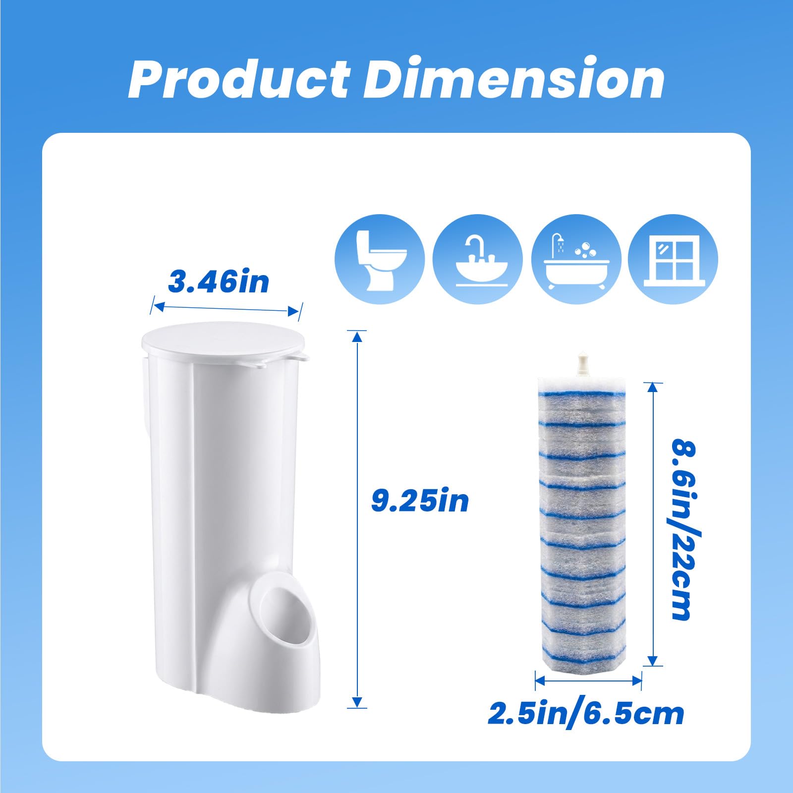 Toilet Wand Holder (No Wand) 1 Caddy & 10 Packs Brush Refills Only, Disposable Brush Kit, Stand Toilet Cleaning Starter Kit, Wall Mounted Storage