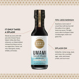 San-J Organic Umami Tamari Splash, Specially Brewed, 10 oz Glass