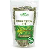 HerbaZest Organic Lemon Verbena Tea - Loose Leaf - 8oz (226g) - Caffeine-Free Herbal Tea - USDA Organic, Vegan & Non-GMO - Citrus Aroma, Ideal for Hot