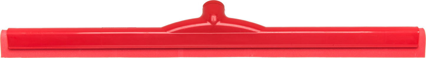 SPARTA 4156805 Plastic Floor Squeegee, Shower Squeegee With Double Foam For Window, Glass, Shower Door, Floor, Windshield, 24 Inches, Red, (Pack of 6)