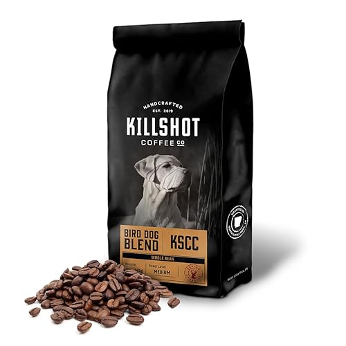 Killshot Coffee Whole Bean - 12 Ounce Bag, Medium Roast (12 oz, Bird Dog Blend)