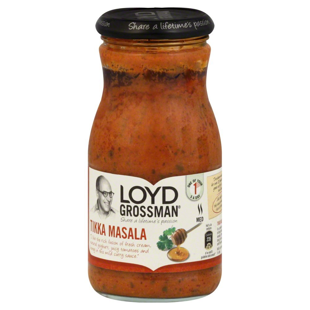 Loyd Grossman Tikka Masala Sauce 12.35 oz. (Pack of 6)