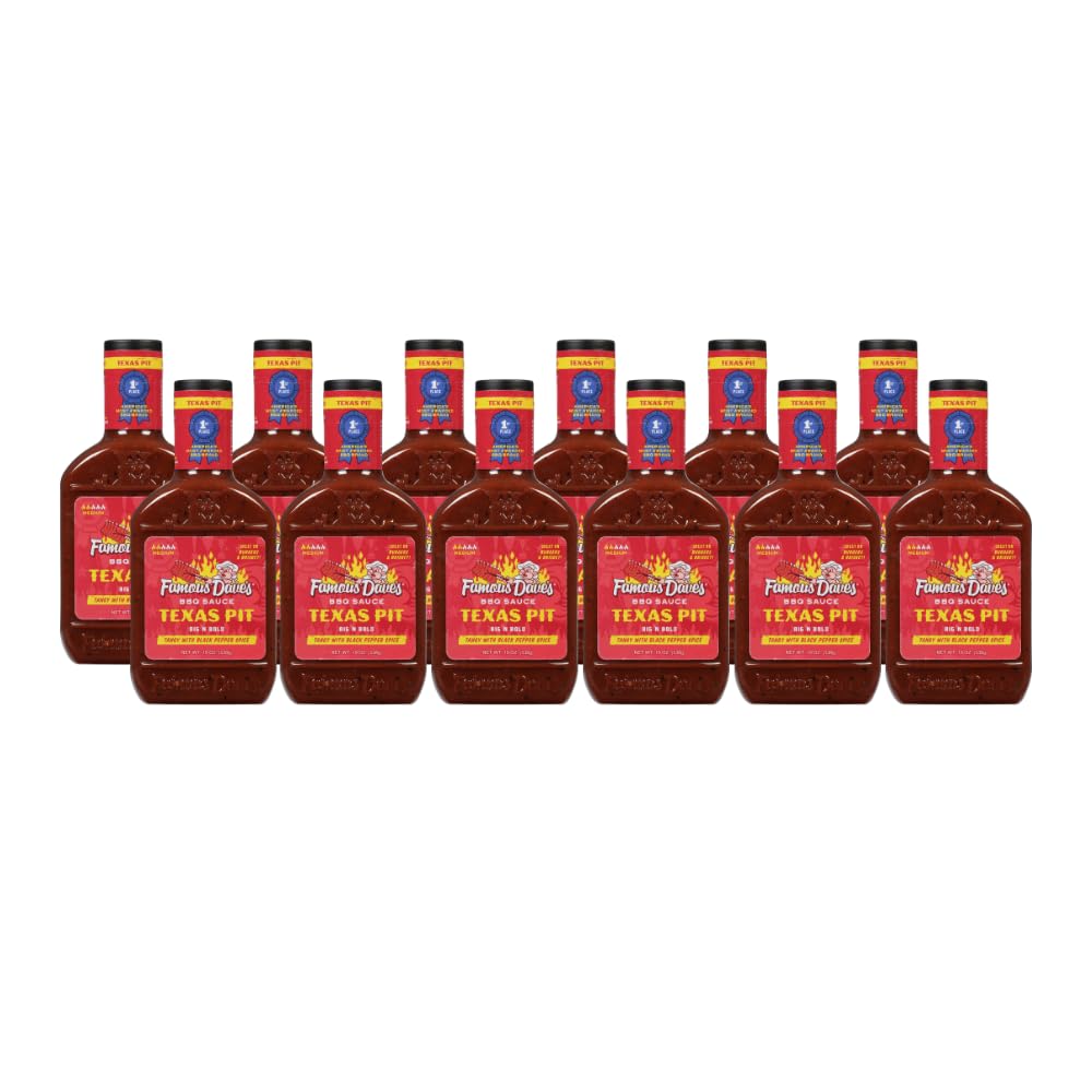 Famous Dave's - 12 pck, Texas Pit BBQ Sauce (228 oz.)
