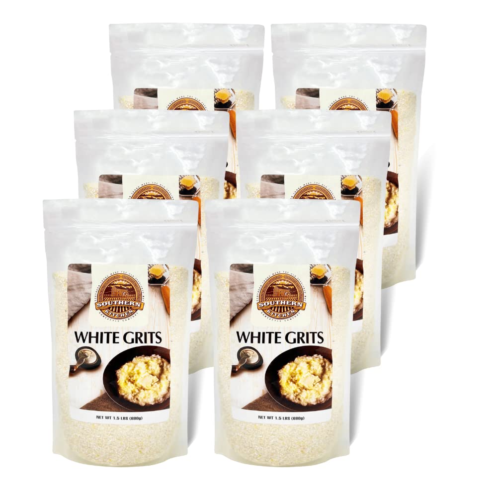 Southern Kitchen Stone Ground Grits (White) (6)