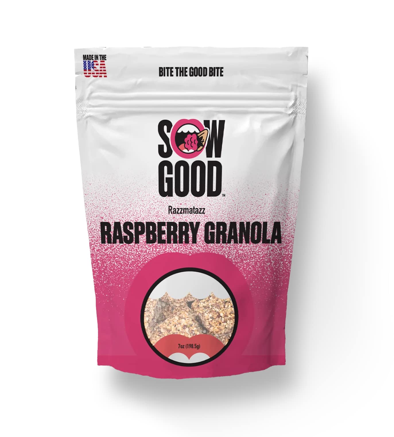 Razzmatazz - Freeze Dried Raspberry Granola Snack