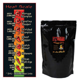Orange Ghost Pepper (Orange Bhut Jolokia) Whole Dried Pepper Pods by Fiery Farms (1lb)