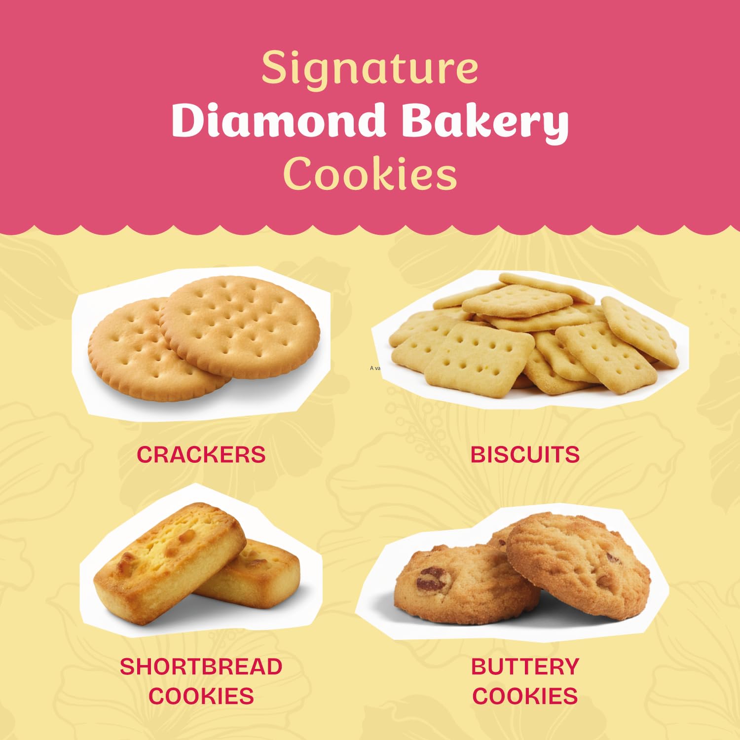 Diamond Bakery Made-in-Hawaii Coconut Cookies - Baked in Hawaii with Shredded Coconut, 13.5oz, 3-Pack (Each 4.5oz Bag Contains 4.5 Servings), Perfect