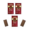 Cacao Adventures - 100% Pure Ceremonial Grade Cacao Bar | Wild Strains | Ethically Sourced Sustainably Grown | (1.76 oz - Pack of 3)