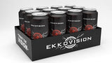 Ekkovision Energy Drink, Fruit Punch, 200 MG Natural Caffeine With Coconut Water, L Theanine, Alpha Gpc & L Tyrosine For Balanced Energy, Electrolytes