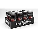 Ekkovision Energy Drink, Fruit Punch, 200 MG Natural Caffeine With Coconut Water, L Theanine, Alpha Gpc & L Tyrosine For Balanced Energy, Electrolytes