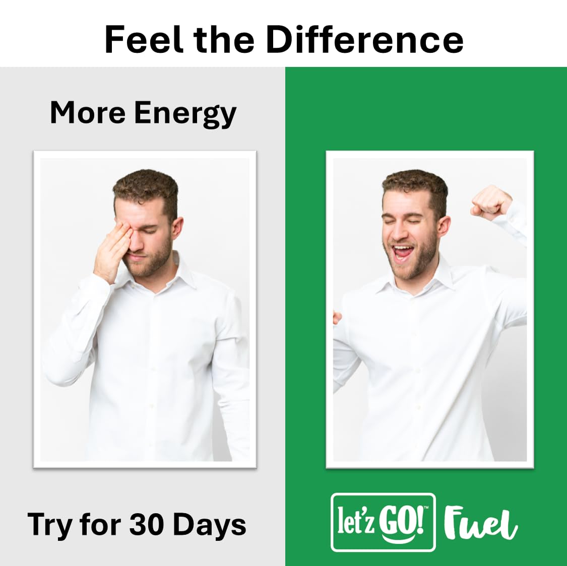 Let’z Go Mixed Berry 30-Day Smoothie Kit | Clean Energy Drink Mix (30 Pack) + Whey Isolate Protein (30 Servings) with Shaker Cup | Natural Caffeine