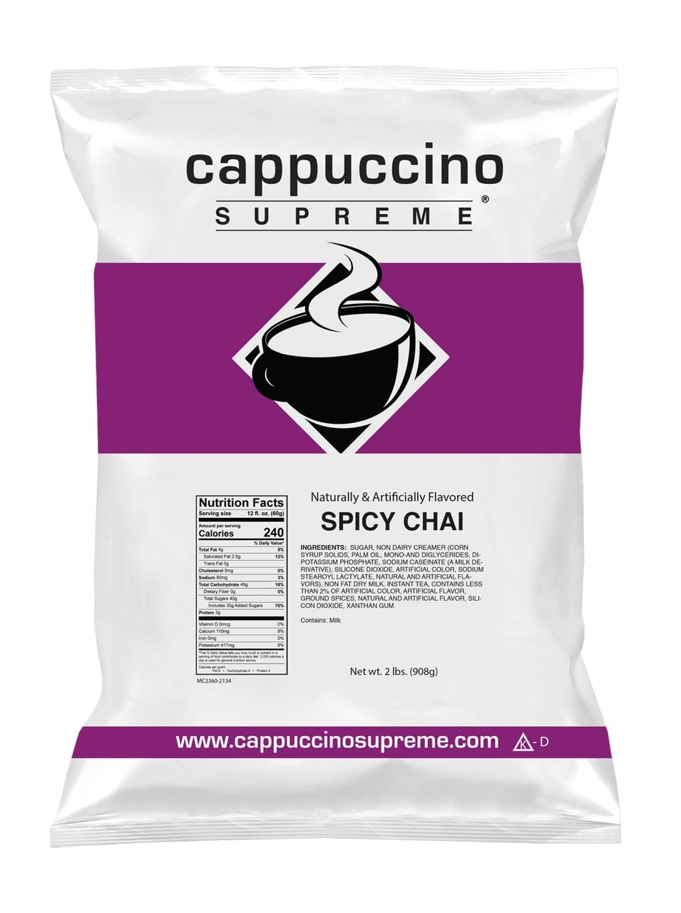 Cappuccino Supreme Spicy Chai Instant Chai Mix