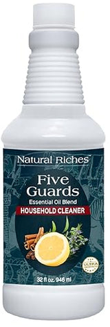 Natural Riches Household Cleaner Concentrate Five Guards from The Tales of French stories of Thieves Essential Oil Blend Household Cleaner - 32 fl oz