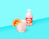 Boylan Bottling MASH Great Tasting Grapefruit Citrus Zing - Lightly Carbonated Fruit Drink - Low Calorie & No Sugar - Made With All Natural Pure Cane
