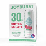 *NEW* Joyburst Clear Protein Isolate Beverage - Strawberry Watermelon Flavour, 30g of Protein, 0g of Sugar (4 count)