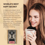 Origen Cacao Husk Tea - 100% Natural Cacao Shell - Zero Sugar, Caffeine-Free Superfood - Healthy Chocolate Tea Alternative to Coffee - Rich in