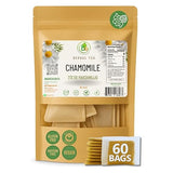 Manzanilla Té (Chamomile Tea) - 60 Premium Tea Bags - 100% Natural Herbal Infusion (Matricaria chamomilla) - Soothing Nightly Ritual - Caffeine-Free