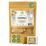 Manzanilla Té (Chamomile Tea) - 60 Premium Tea Bags - 100% Natural Herbal Infusion (Matricaria chamomilla) - Soothing Nightly Ritual - Caffeine-Free
