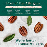 Premium Raw Pecan Halves 16oz (1 lb) | American-Grown, Non-GMO | Batch Tested Gluten & Peanut Free | No PPO or Preservatives | Rich Flavor