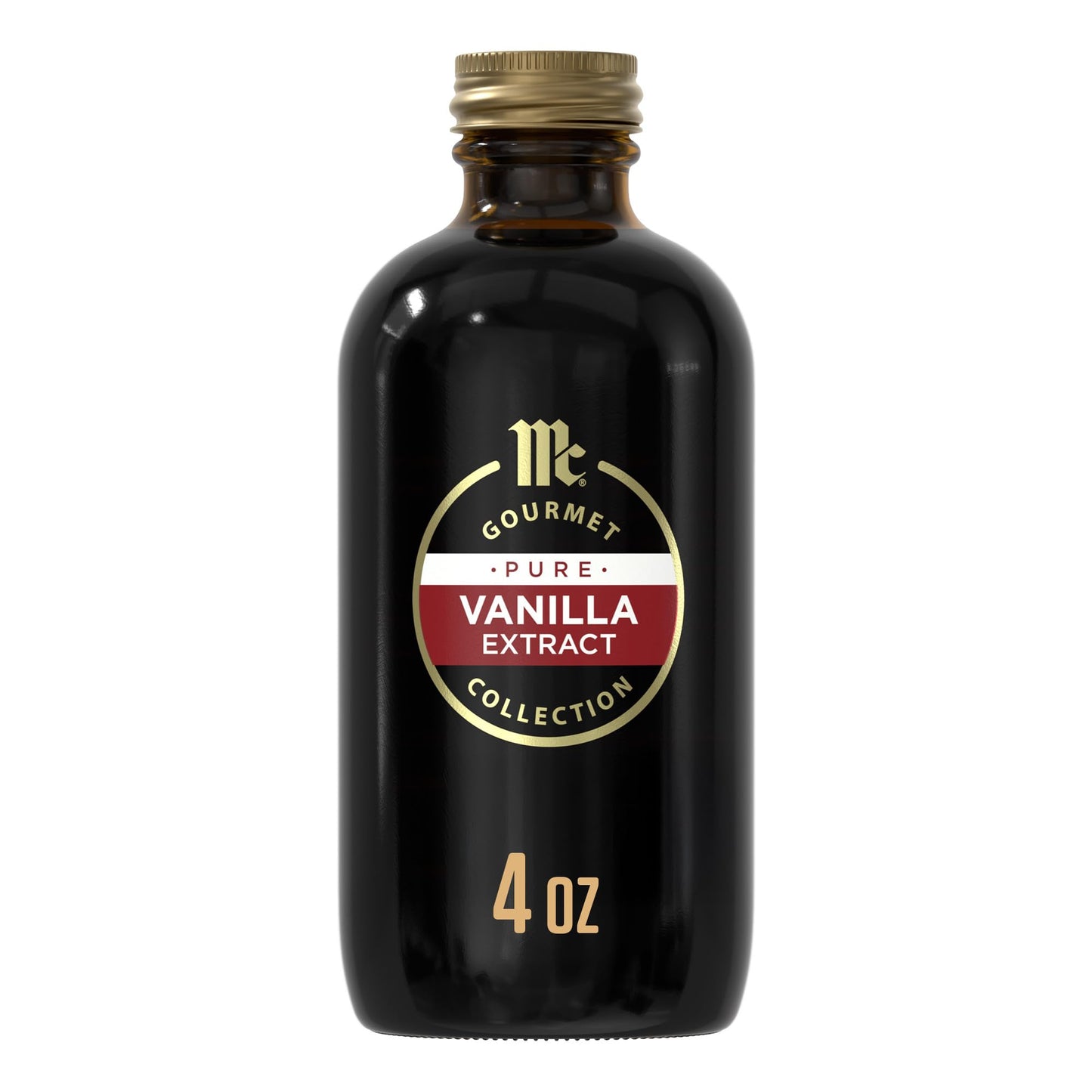 McCormick Gourmet Collection Vanilla Extract, Pure, Our Best Herbs & Spices, Crafted in Small Batches with 100% Madagascar Vanilla Beans, Elevates