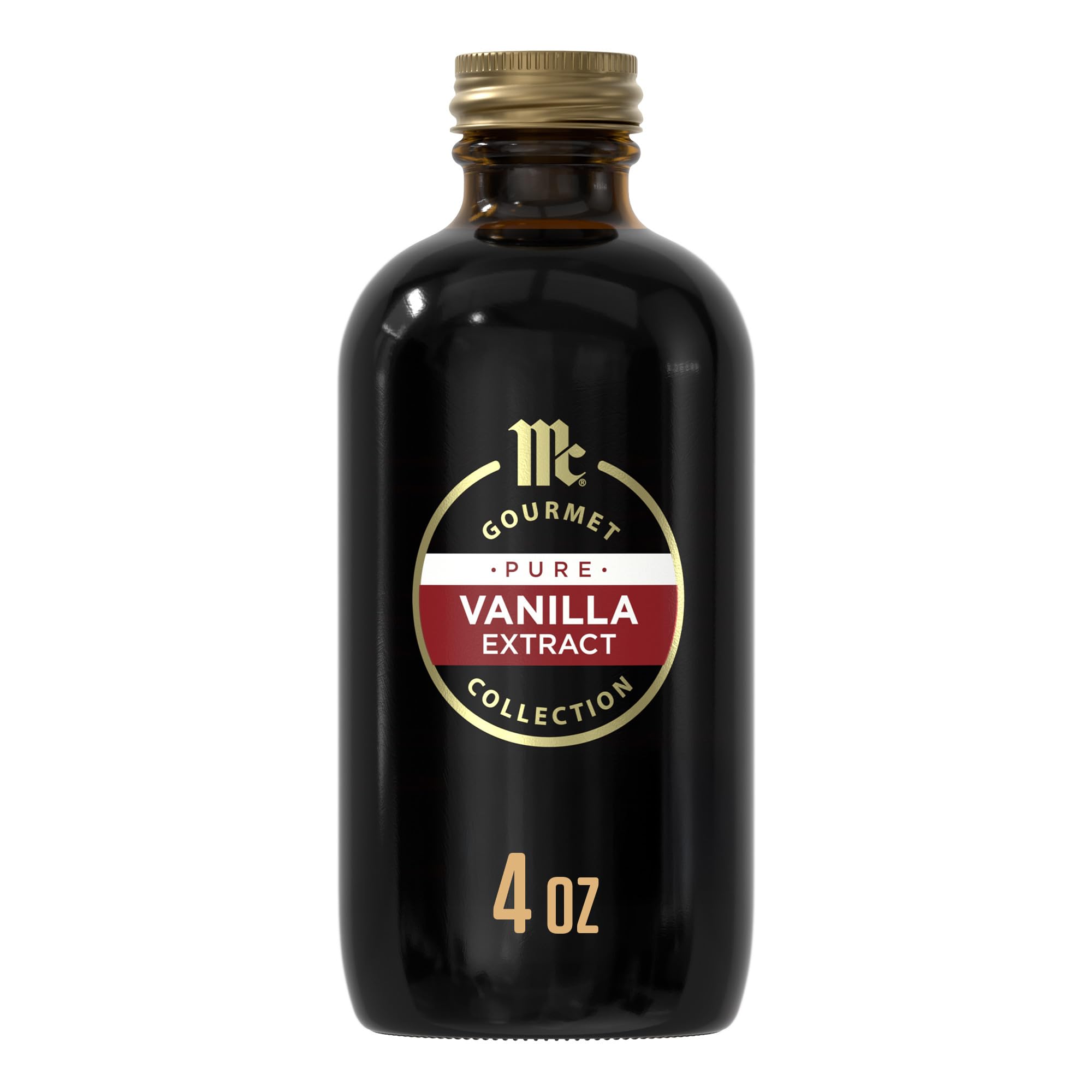 McCormick Gourmet Collection Vanilla Extract, Pure, Our Best Herbs & Spices, Crafted in Small Batches with 100% Madagascar Vanilla Beans, Elevates