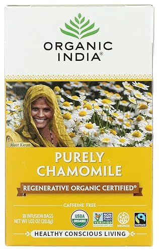 Organic India Organic Chamomile Tea, 18 CT