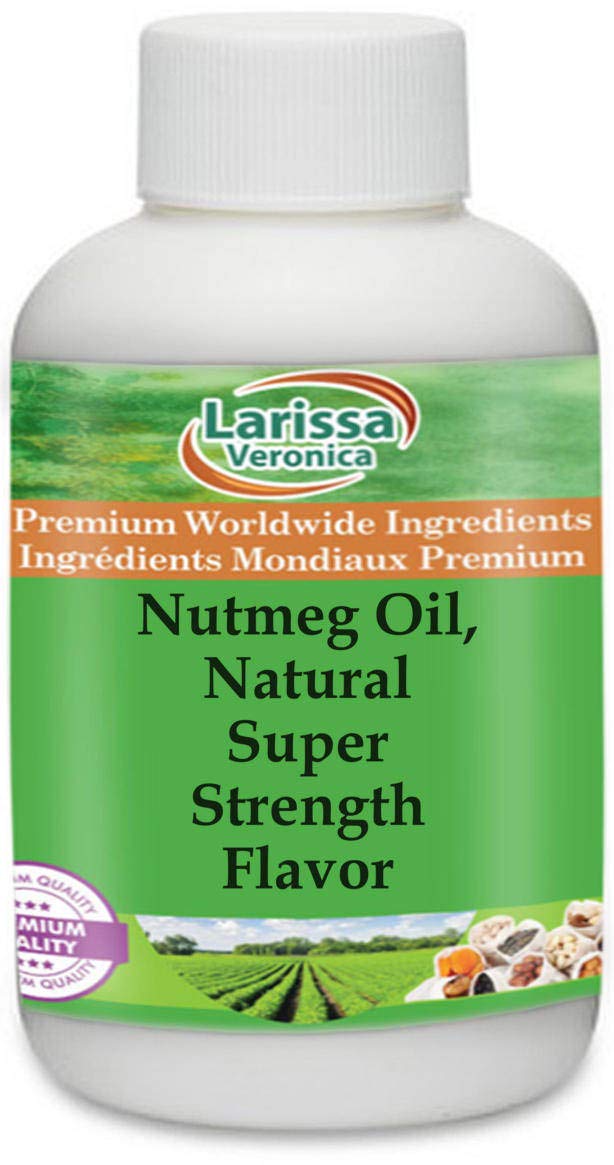 Nutmeg Oil, Natural Super Strength Flavor (16 oz, ZIN: 528560) - 2 Pack
