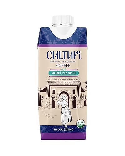 Culturi Coffee | Italian Espresso | Italian Influenced, Low Calorie, Authentic Flavored Coffee | Enhanced Recipe, All-New Packaging | 11oz Bottle (12