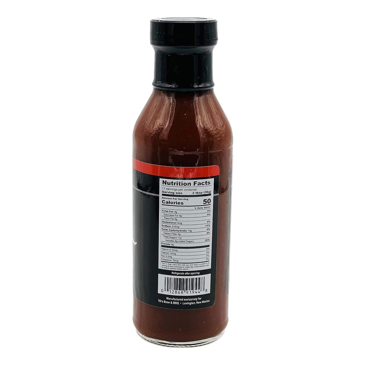 TD's Brew & BBQ "ATOMIC PINEAPPLE" Sauce/tds brew and bbq/pineapple/chile/barbecue sauce/stir fry/sweet & spicy