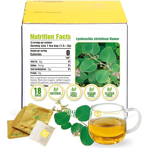 Soilmount - Lysimachia Tea - |Gold Coin Grass|Kidney Health|jinqiancao|???/???| - Pure Herbal Tea - Natural, Organic, Non-GMO, Clean Ingredients