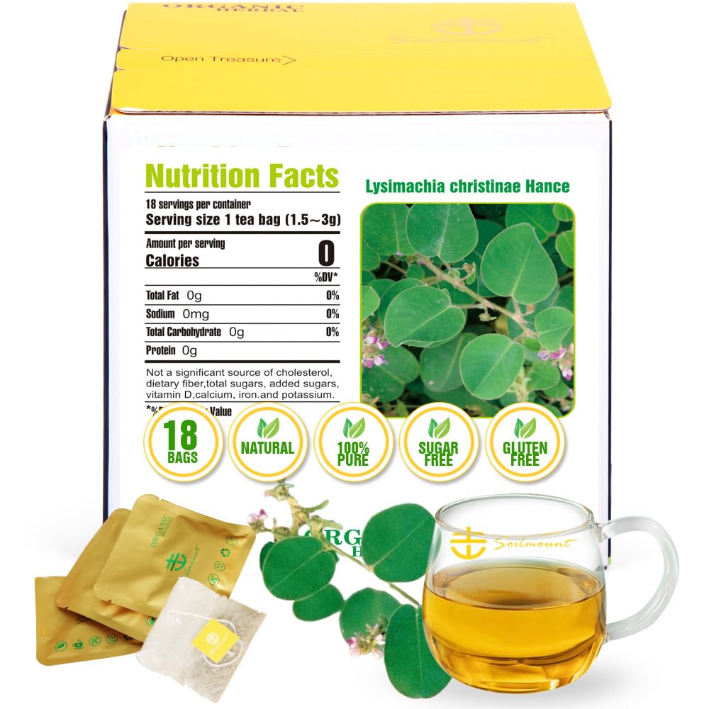 Soilmount - Lysimachia Tea - |Gold Coin Grass|Kidney Health|jinqiancao|???/???| - Pure Herbal Tea - Natural, Organic, Non-GMO, Clean Ingredients