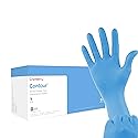 Cranberry USA CR3117 Contour Nitrile Powder Free Exam Gloves, Medium, Blue (Pack of 100)