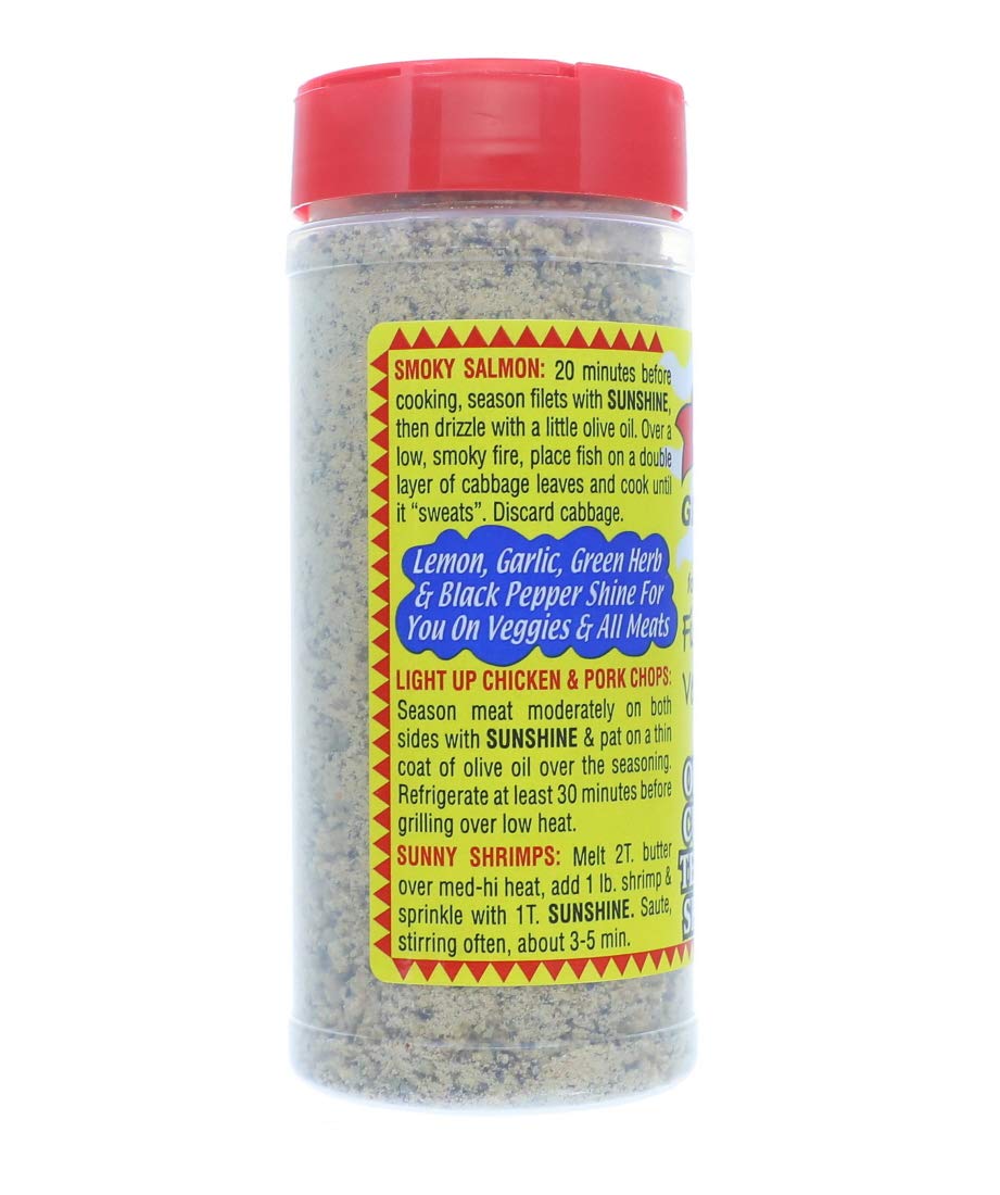 Obie-Cue's Sunshine Grilling Spice for Fish, Chicken, Steaks, Veggies & Chops (13.5 oz)