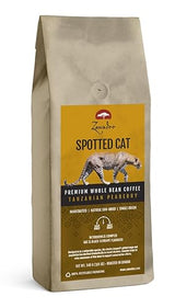 Whole Bean Coffee Spotted Cat Tanzanian Peaberry 3/4 lb 340 grams