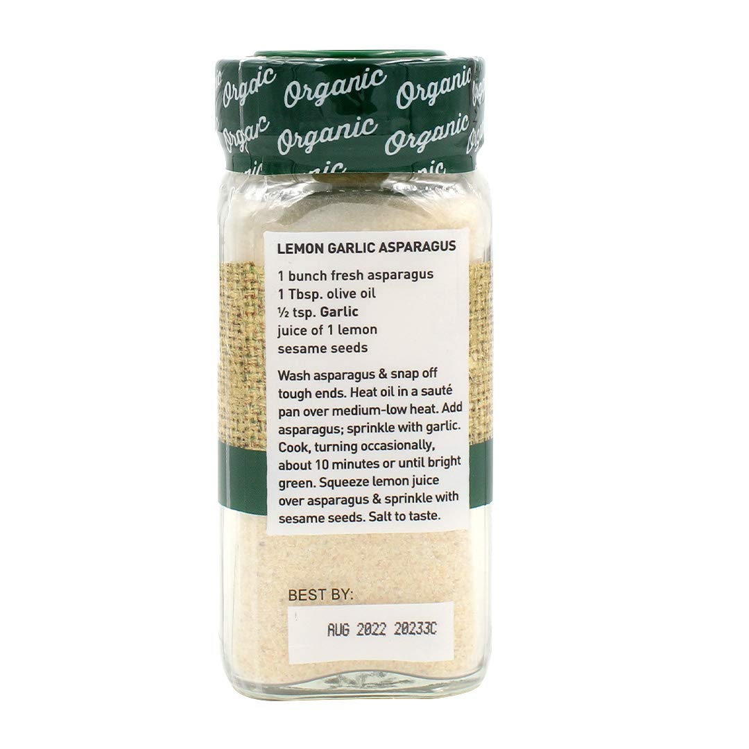 The Spice Hunter Garlic, Granulated, Organic, 2.2-Ounce Jar