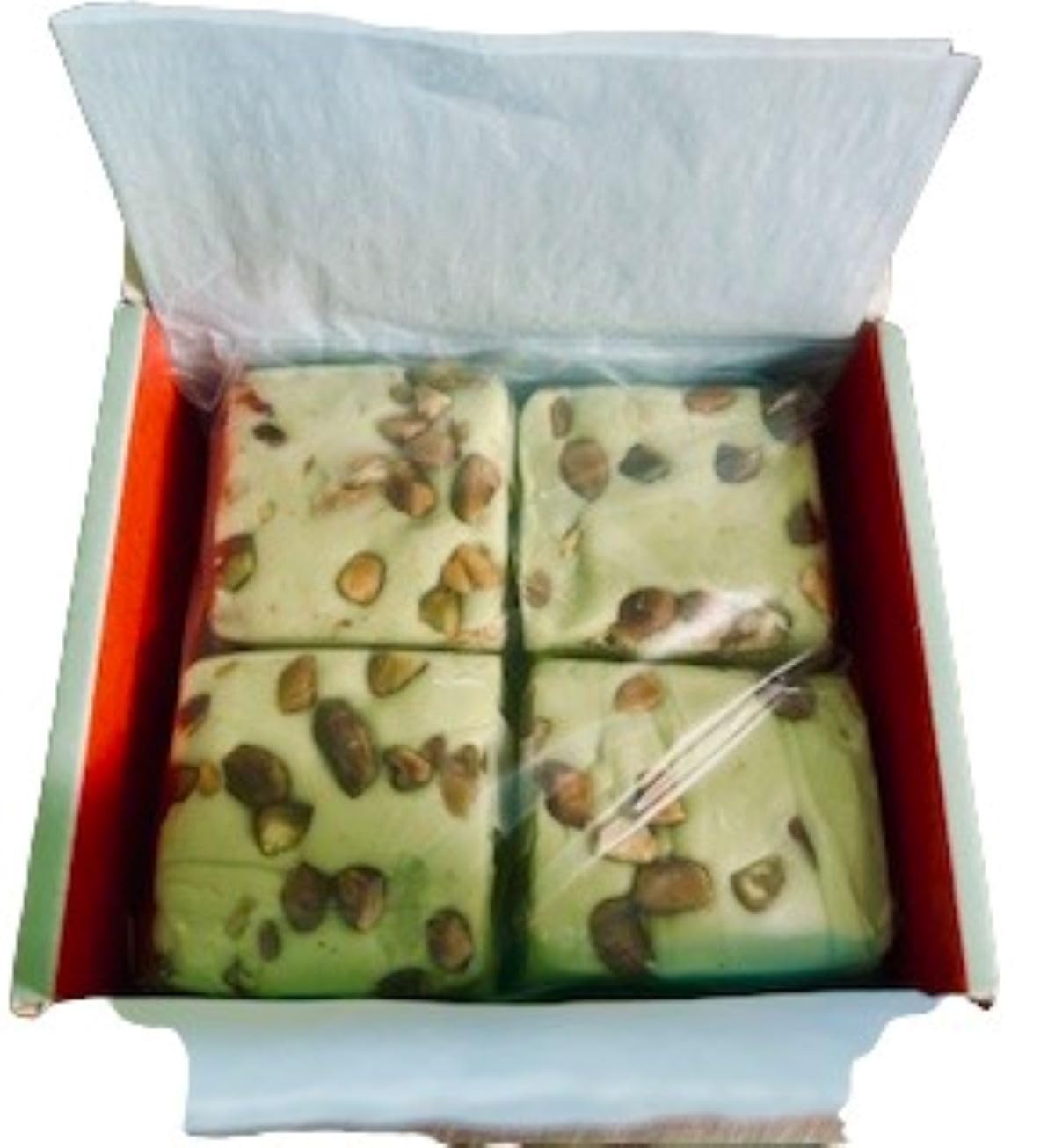 Betsy's Fancy Fudge Gourmet Pistachio Fudge, Fresh Artisan Fudge, Real Pistachio Nuts, Delicious Gift!