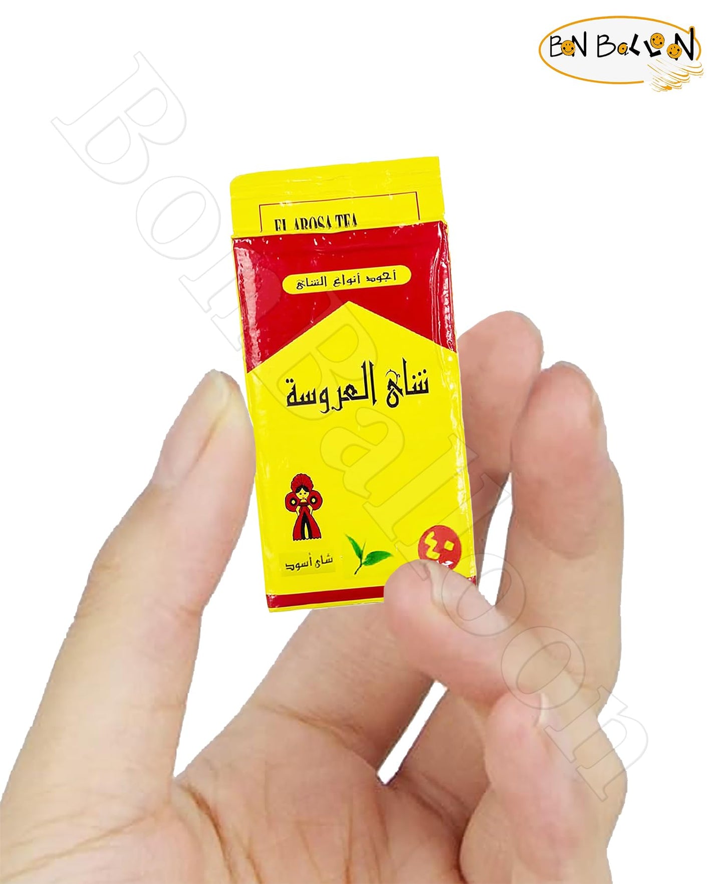 (1 Pack = 1.41 oz / 40 gm) El Arosa Black Tea Al Arousa Alarousa Indian Kenyan Natural Egyptian Dust Egypt Arabian Strong Rich Pure Oriental Natural