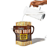 GRADY’S COLD BREW, New Orleans Style, 100% Arabica Ground Coffee & Chicory Pouches, All-in-One Cold Brew Mini Kit with 2 Easy-to-Brew Beans Bags