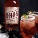 Dhos Handcrafted Non-Alcoholic Bittersweet Aperitif - Keto-Friendly, Zero Sugar, Zero Calories, Zero Proof - 750 ML - Perfect for Mocktails Flavors