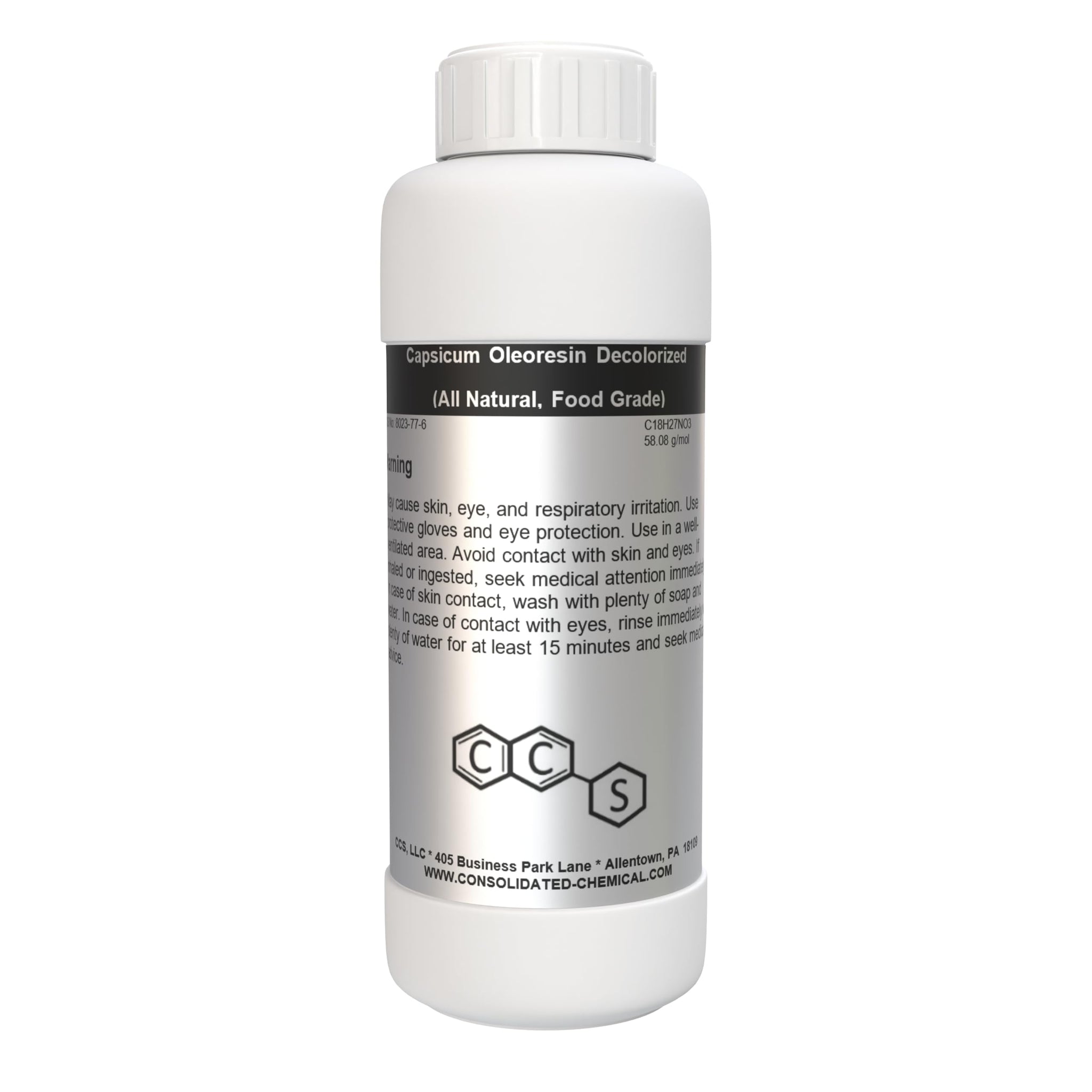 Capsicum Oleoresin (All Natural, Food Grade) | Premium High-Purity Extract for Culinary and Industrial Applications - 100mL (3.3 Fl Oz)