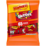 SKITTLES & STARBURST Candy Fun Size Variety Mix 31.9-Ounce Bag, 65 Pieces