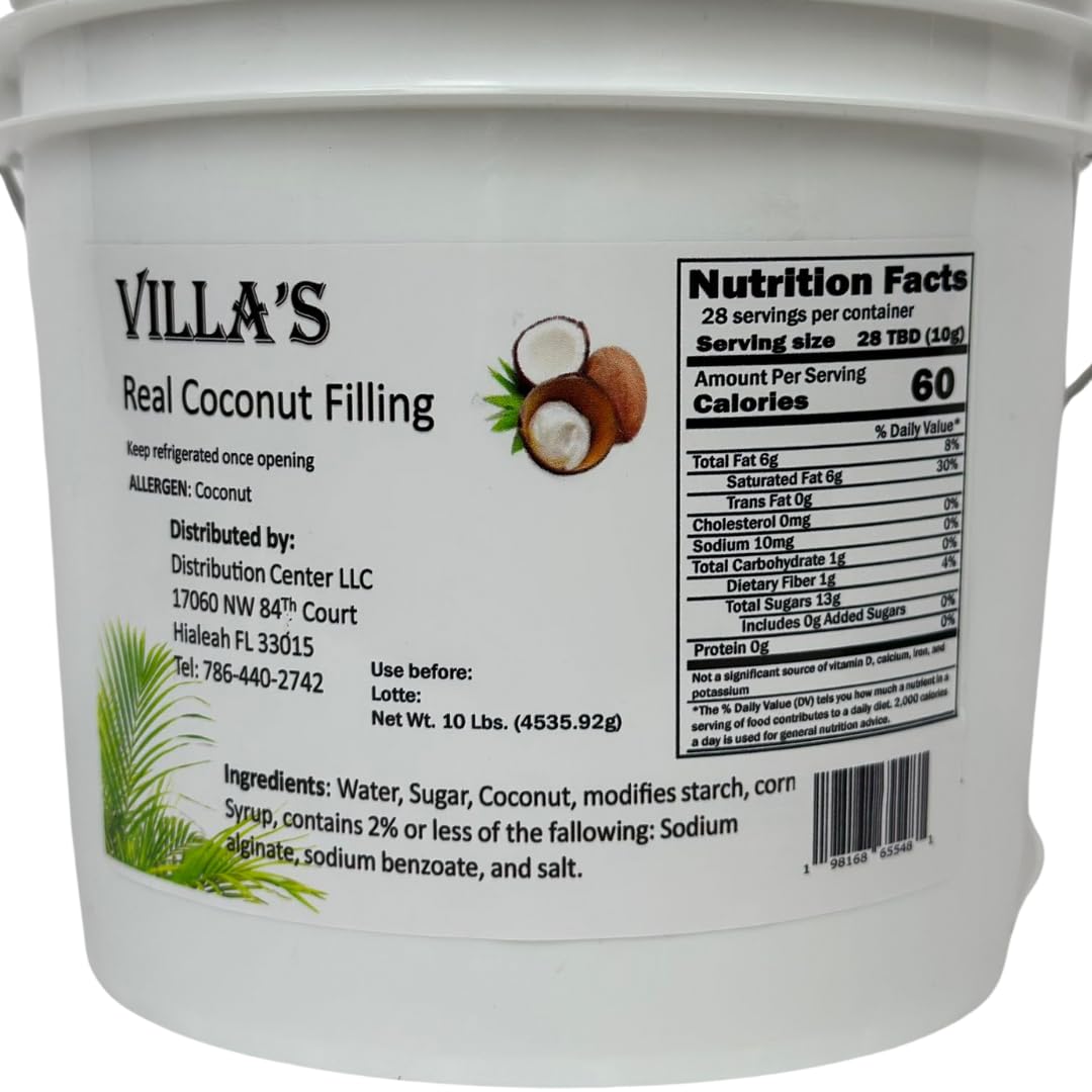 Villa's Coconut, Coconut Filling, Coconut Cake and Pastry Filling