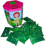 Thin Mint Trefoils 6oz Milk Chocolate Candies - GS Cookie Inspired - 17 Individually Wrapped Mint Chocolate Candy Packaged In Reusable GS Keepsake Tin